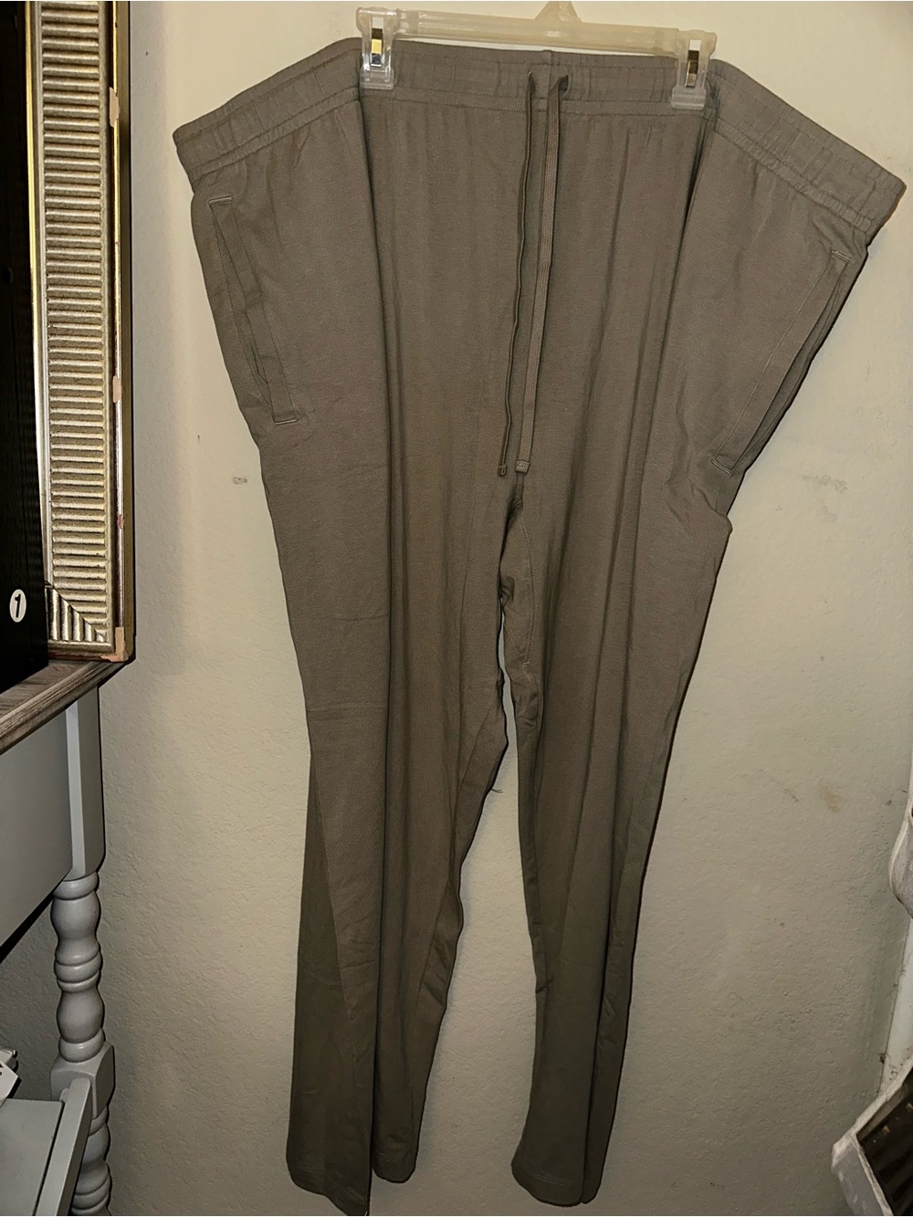 Skims jersey lounge straight leg pant color shale size 5X